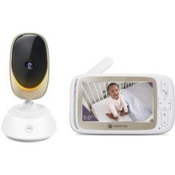 Motorola Vigilabebés video 5' VM85 cámara robotizada. Blanco niño