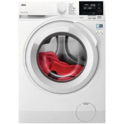 AEG Lavadora 8 kg/ 1400 rpm, Prosense -LFR6184N2B. Blanco