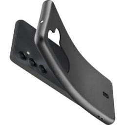 Cellular Line Funda de goma flexible negra Cellularline Mood para Samsung Galaxy A05s.