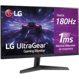 LG Monitor PC Gaming 68,5cm (27') UltraGear 27GS60F-B, 180 Hz, Full HD IPS. Negro mate