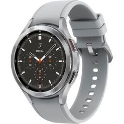 Samsung Galaxy Watch4 Classic Bluetooth 46 mm Plata Smartwatch (Reacondicionado A estrenar). Plata