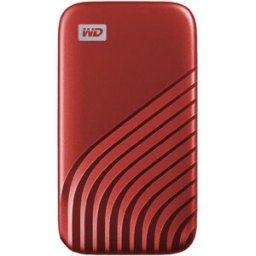 Western Digital Disco duro externo SSD My Passport 1TB USB 3.1 Rojo. Rojo