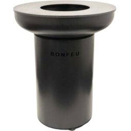 BONFEU Chimenea de Leña Exterior Bonbiza Black. Negro