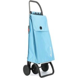 Rolser Carro de la compra Akanto MF 4 Ruedas Plegable . Celeste