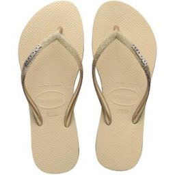 Havaianas Chanclas de dedo de mujer Slim Sparkle II . Dorado 35-36