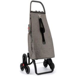 Rolser Carro de la compra EcoSak 6 Ruedas Sube Escaleras Plegable . Granito