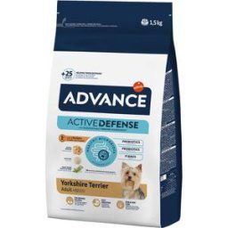 Advance Pienso para perros adultos Yorkshire Terrier pollo y arroz 1,5 kg. 1,5 Kg