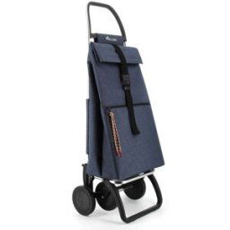 Rolser Carro de la Compra Big Tweed 4 Ruedas . Azul marino