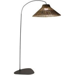 New Garden Lámpara de pie exterior con LED integrado Niza . Natural Grande