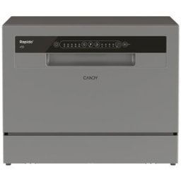 Candy Lavavajillas compacto 6 servicios, 45 cm -CP 6E51LS. Inox