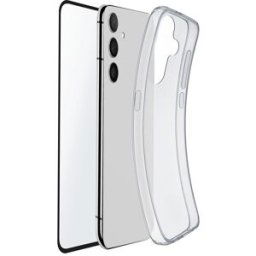 Cellular Line Funda transparente + protector de pantalla Cellularline Protection para Samsung Galaxy A55 5G. Transparente