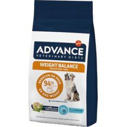 Advance Veterinary Diets Pienso para perros adultos medianos y grandes Advance Weight Balance Dietas Veterinarias. 12 Kg