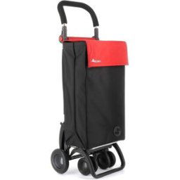 Rolser Carro de la compra Sbelta MF 4.2 Tour Plus . Negro / Rojo