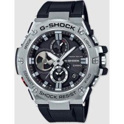 Casio Reloj de hombre G-SHOCK GST-B100-1AER Solar Bluetooth de resina. Negro