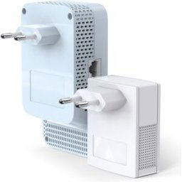 TP-Link Adaptador PLC TL-WPA7517 KIT de 2 unidades, 1000 Mbps, Doble Banda, Ethernet Gigabit, Plug & Play.