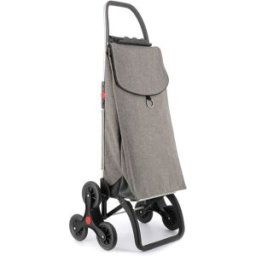 Rolser Carro de la compra EcoPep 6 Ruedas Sube Escaleras Plegable . Granito