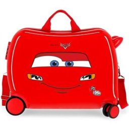 Disney Maleta de cabina infantil Cars Champ rígida con capacidad de 34L. Rojo