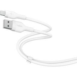 Belkin Cable de silicona Boost Charge Flex de USB-A a Lightning de 2 metros blanco. Blanco