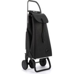 Rolser Carro de la compra I-Max Tweed 4 Ruedas . Negro