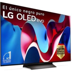 LG TV OLED 139cm (55') OLED55C46LA 4K con Smart TV WebOS24 (Reacondicionado Casi a estrenar). Negro / Marrón