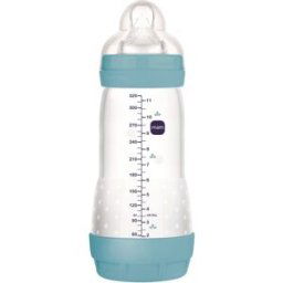 MAM Biberón Anti-Colic Matt 320 ml Azul .
