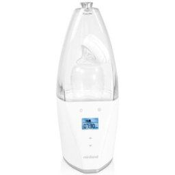 Miniland Calienta biberones y Esterilizador inteligente Warmy Advanced para casa y coche blanco/plata. Blanco / Plata niño