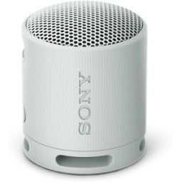 Sony Altavoz Bluetooth portátil SRS-XB100, compacto y potente, 16 horas de batería, resistente al agua y al polvo IP67. Ecológico. Gris claro. Gris claro