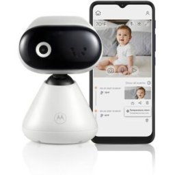 Motorola Vigilabebés Nursery PIP1000 Connect HD con Wi-Fi y Monitoreo con App. Blanco niño