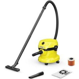 Karcher Aspirador Multiusos Eléctrico con Cable a Red 1000W WD 2 Plus. Amarillo / Negro niño