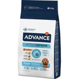Advance Pienso para perros cachorros medianos pollo. 12 Kg