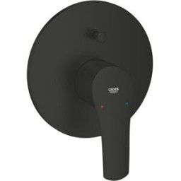 Grohe Grifo monomando para baño y ducha empotrado Eurosmart 2021 . Negro mate