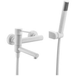 Imex Products Grifo monomando de baño/ducha Milos Imex. Blanco mate