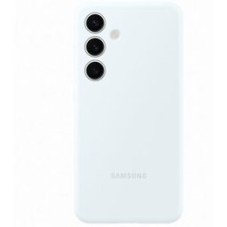 Samsung Funda de silicona blanca para Galaxy S24.