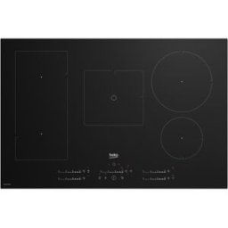 Beko Placa de inducción con 5 zonas de cocción y 1 zona IndyFlex - HII85770UFT. Negro