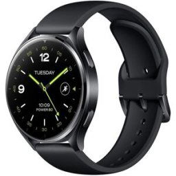 Xiaomi Watch 2 Caja negra y correa negra Smartwatch. Negro