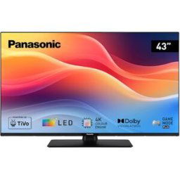 Panasonic TV LED 108 cm (43') TB-43W61AEZ, UHD 4K, HDR10, HLG, Dolby Vision, Smart TV. Negro