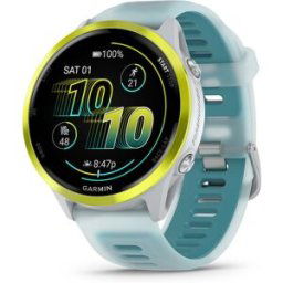 Garmin Reloj smartwatch unisex Forerunner 570 47mm Blanco/Amarillo . Blanco / Amarillo