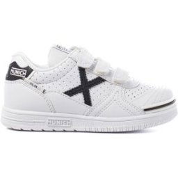 Munich Zapatillas de fútbol sala de niños G 3 Kid Vco Profit . Blanco / Negro 28