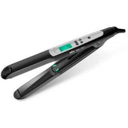 Braun Plancha de pelo BRST710E con tecnología caliente. Negro