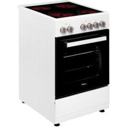 Teka Cocina compacta 49,8 cm, placa vitrocerámica 4 zonas y horno eléctrico - FS 502 4VE WH. Blanco