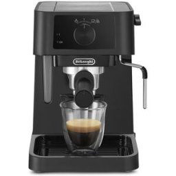 DeLonghi De'Longhi - Cafetera espresso De'Longhi EC230.BK bomba tradicional, con deposito de agua extraible. Negro