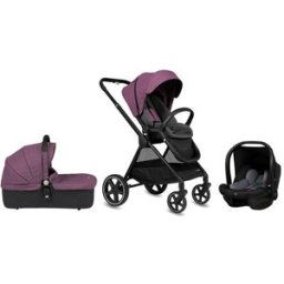 Casualplay Carro de bebé trío Match 3 Optim + Capazo + Silla de coche Verai i-Size Purple morado. Morado niño
