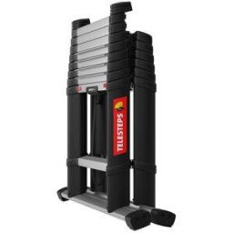 Svelt Escalera Telescópica 2 tramos Combi Line 3 m. Acero / Negro