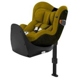 Cybex Silla de coche Sirona Zi i-Size Plus (45 - 105 cm) con base y cojín reductor. Amarillo Yosemite niño