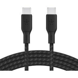Belkin Cable BoostCharge de USB-C a USB-C de 100W (2 metros) negro. Negro