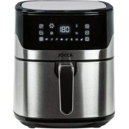 Jocca Freidora de aire sin aceite 2192 con capacidad para 6,5 litros. Negro