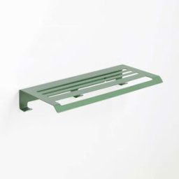 Manillons Torrent Repisa con toallero y perchas Colección Slim . Verde