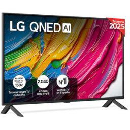 LG TV QNED AI 108cm (43') 43QNED80A6A, 4K Smart TV. Negro