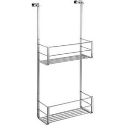 Manillons Torrent Jabonera de rejilla con 2 cestas rectangulares profundas . Cromo