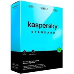 Kaspersky Standard, 1 dispositivo, 1 año de suscripción.